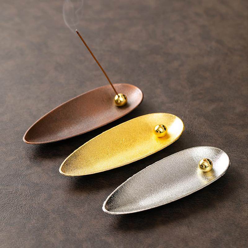 合金方舟香插家用桌面线香座铜珠香插金属室内香炉摆件檀香线香座,淘宝优惠券,粉丝福利购,淘宝优惠卷