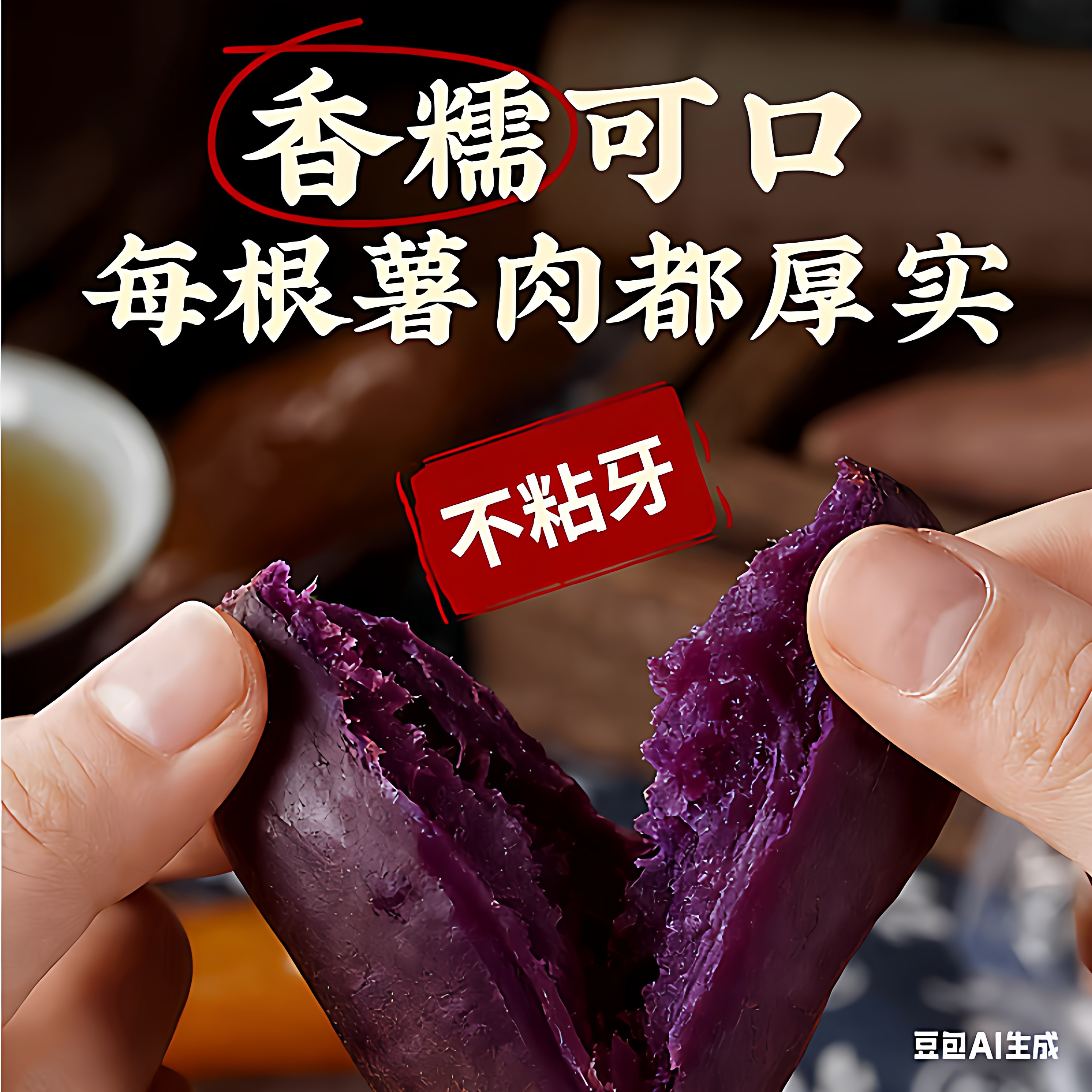 倒蒸紫薯干红薯粗粮即食农家自晒地瓜干无低减0o脂卡肥糖代餐零食