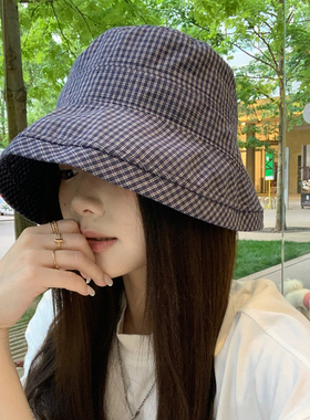 赵露思同款防晒渔夫帽遮阳盆帽女