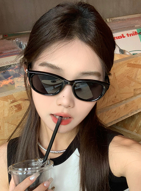 韩版ins墨镜圆脸显瘦防晒gm女