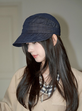 日系宽帽檐报童帽女秋季遮脸盆帽