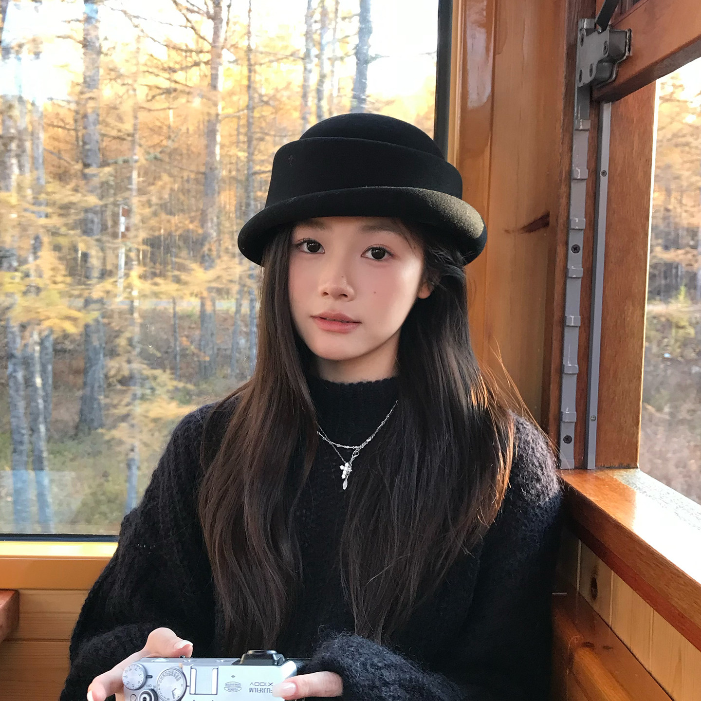 北国来信~民国风复古黑色小礼帽女秋冬纯羊毛渔夫帽赫本风小盆帽,淘宝优惠券,粉丝福利购,淘宝优惠卷