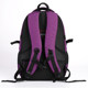 Fashionable travel backpack solid color nylon men's and women's backpack