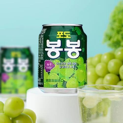 韩国进口海太多口味果肉果汁饮料葡萄草莓橙子菠萝桃苹果芒果 - 图2