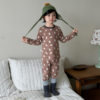 10A Antibacterial Autumn and Winter New Children's Boneless Underwear Set Lycra Autumn Clothing for Boys and Girls at Home Clothing