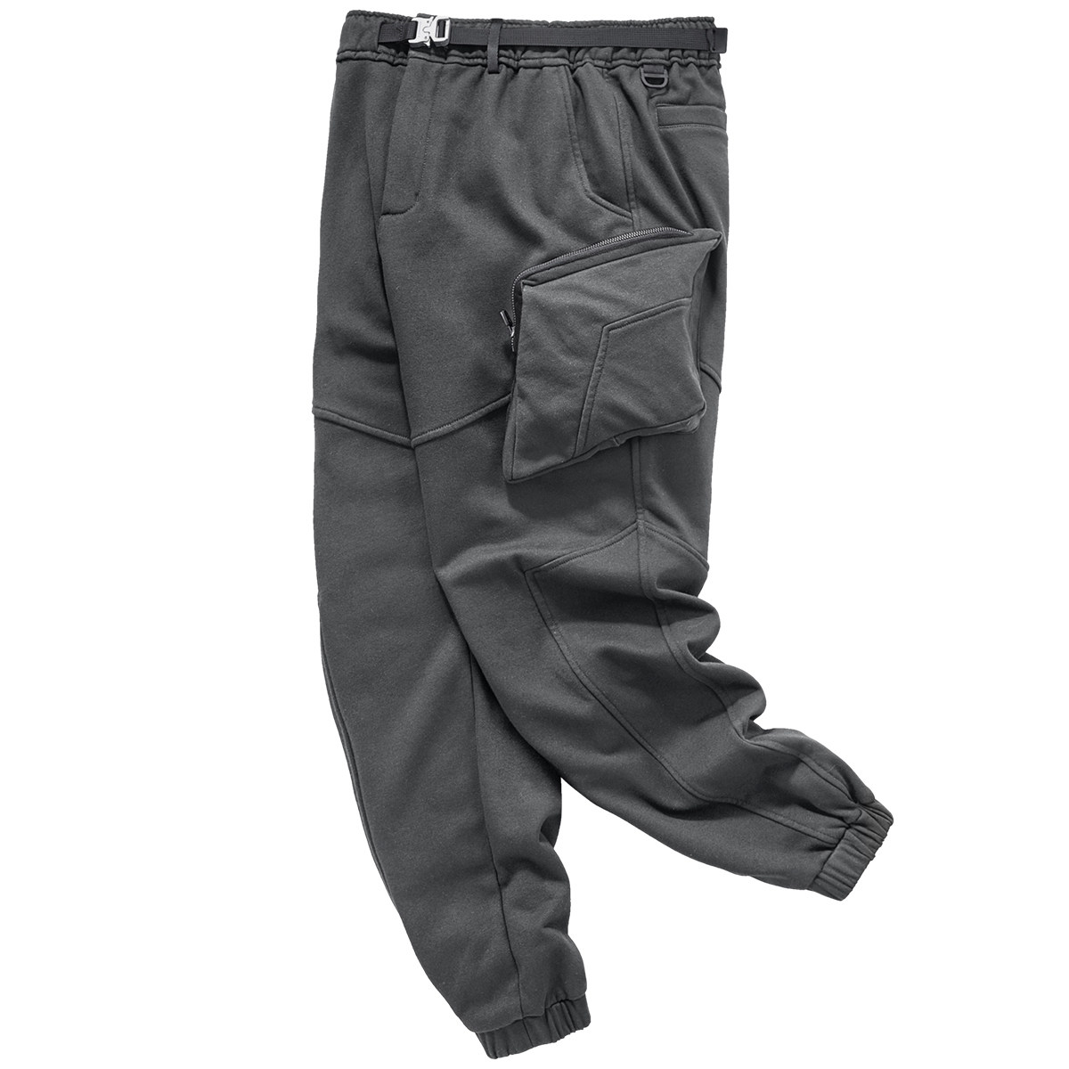 VIP灰色卫裤男秋冬季加厚机能多口袋工装裤针织休闲运动束脚裤潮,淘宝优惠券,粉丝福利购,淘宝优惠卷