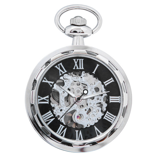 Аниме Джейд Сакуя Скелет Ретро Механические Карманные Часы
