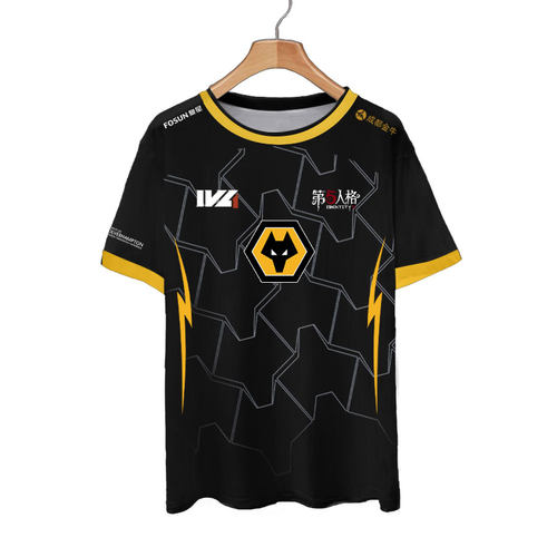 成都狼队战队队服IVL第五人格487同款速干短袖t恤衫男女冰丝半袖 - 图3