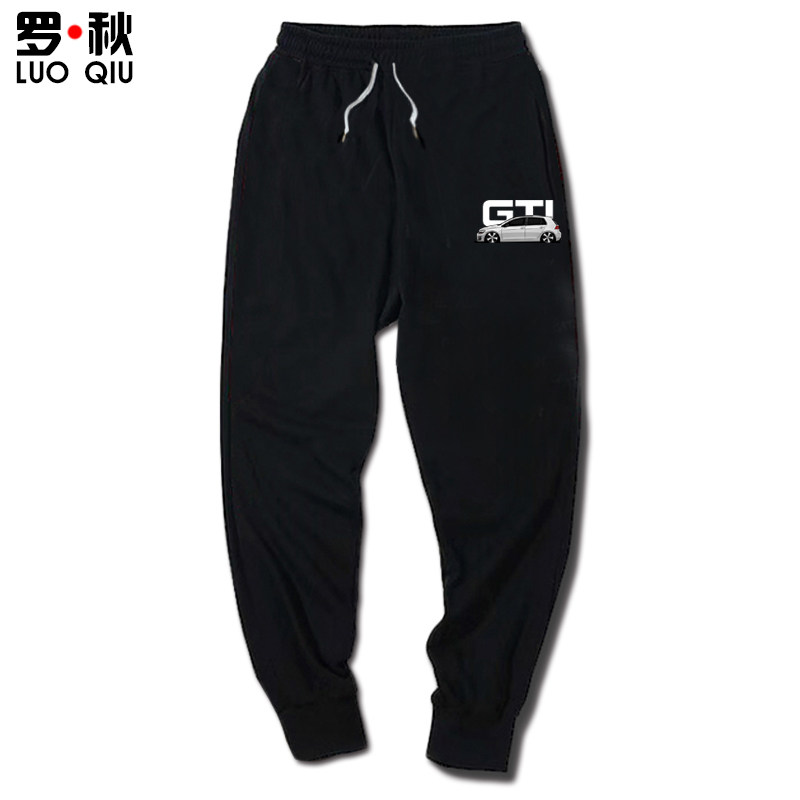 可定制高尔夫golf gti大众小脚裤 罗秋休闲裤