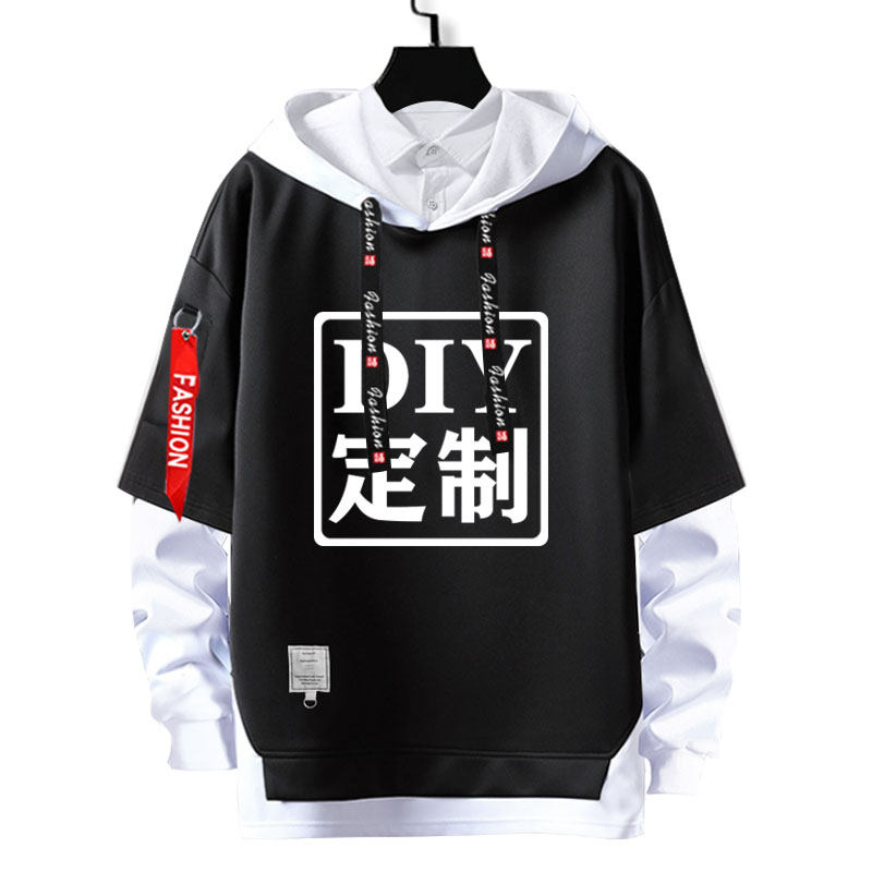 diy印字同学聚会公司团体logo帽衫 罗秋卫衣