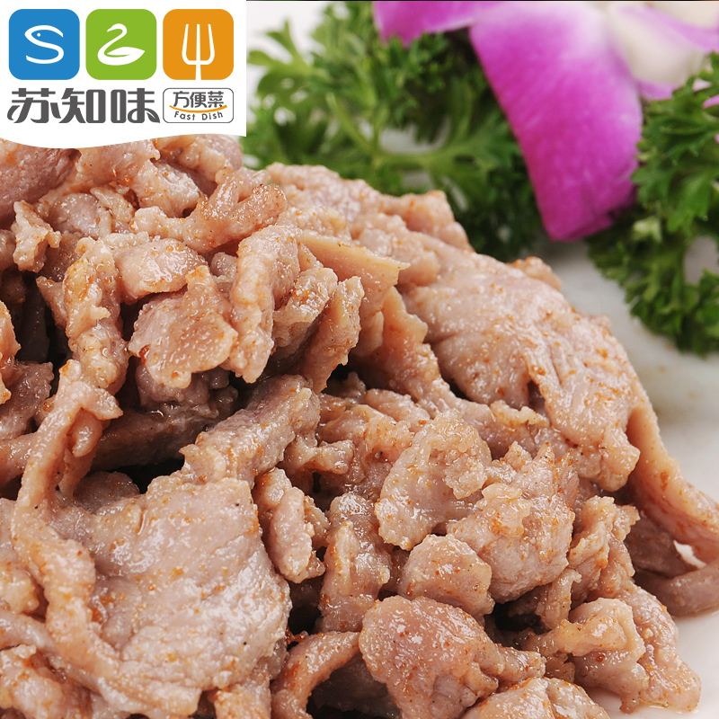 苏知味清炒猪肉丝200gx4冷冻猪肉丝年夜饭半成品方便菜-图2