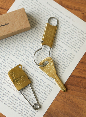 日本黄铜钥匙扣露营固定夹线香盘