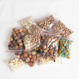 Бусины, мусорное ведро, четки из круглых бусин из грецкого ореха, 100 грамм, оптовые продажи