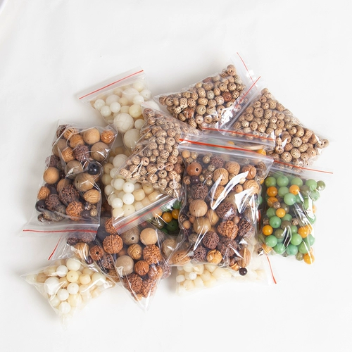 Бусины, мусорное ведро, четки из круглых бусин из грецкого ореха, 100 грамм, оптовые продажи