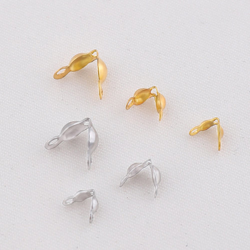 钛钢双头包扣卡扣定位珠手链项链手机链串珠收尾扣头diy配件材料 - 图3