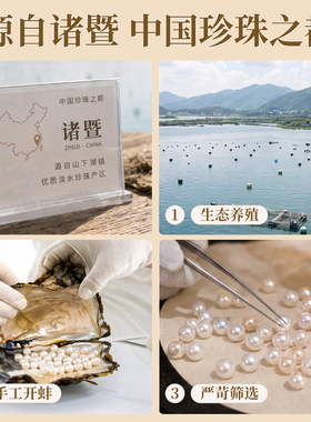 天然淡水小米珠珍珠散珠有孔珠子
