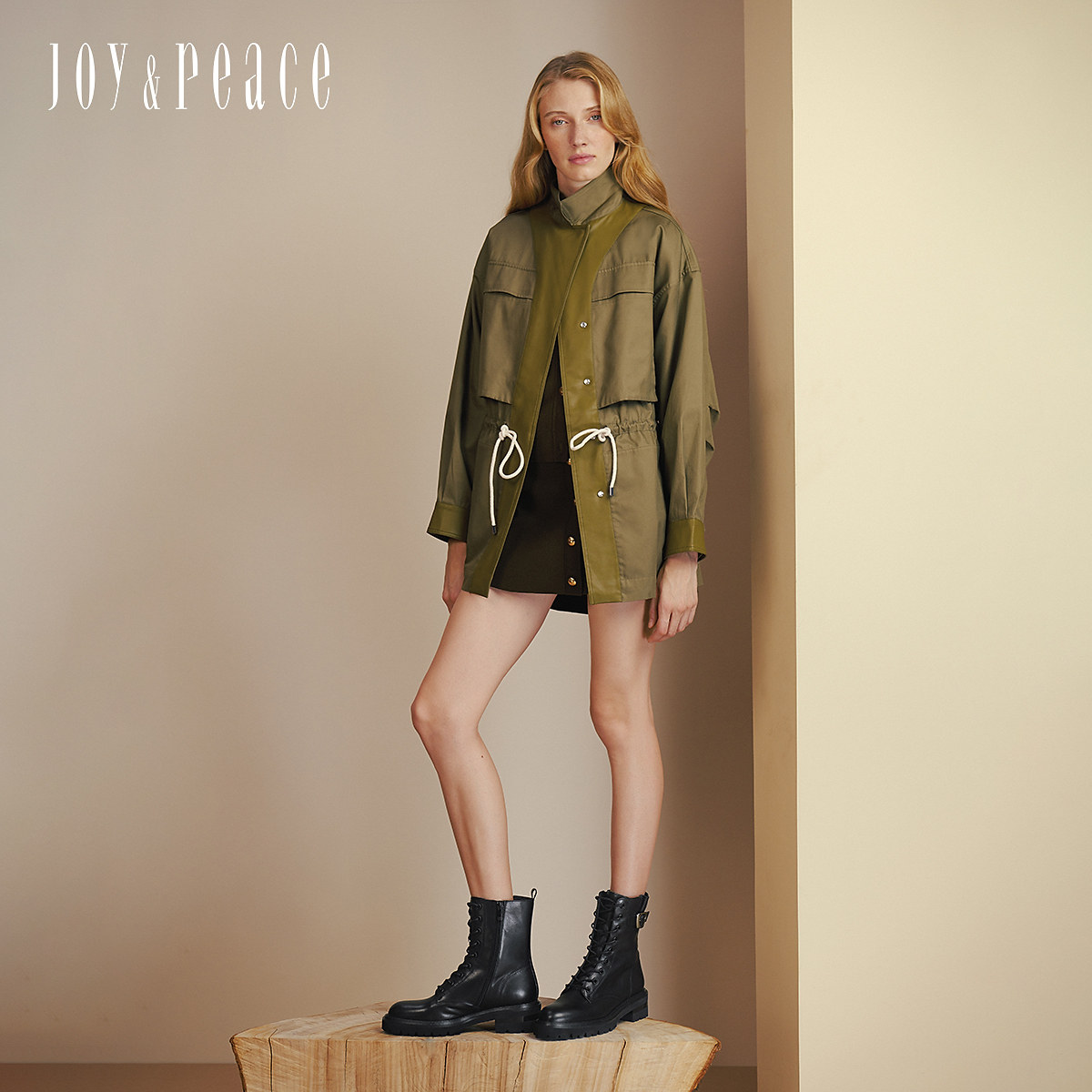 真美诗2025冬新款牛皮金属扣甜酷机车靴5cm厚底马丁靴女YPU37DZ5,淘宝优惠券,粉丝福利购,淘宝优惠卷