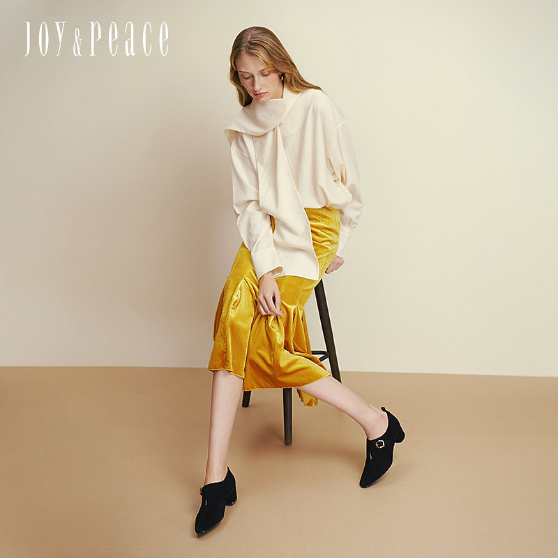 真美诗2025秋新款羊绒老钱风虎眼石针扣粗跟单鞋踝靴子女69797CM5,淘宝优惠券,粉丝福利购,淘宝优惠卷