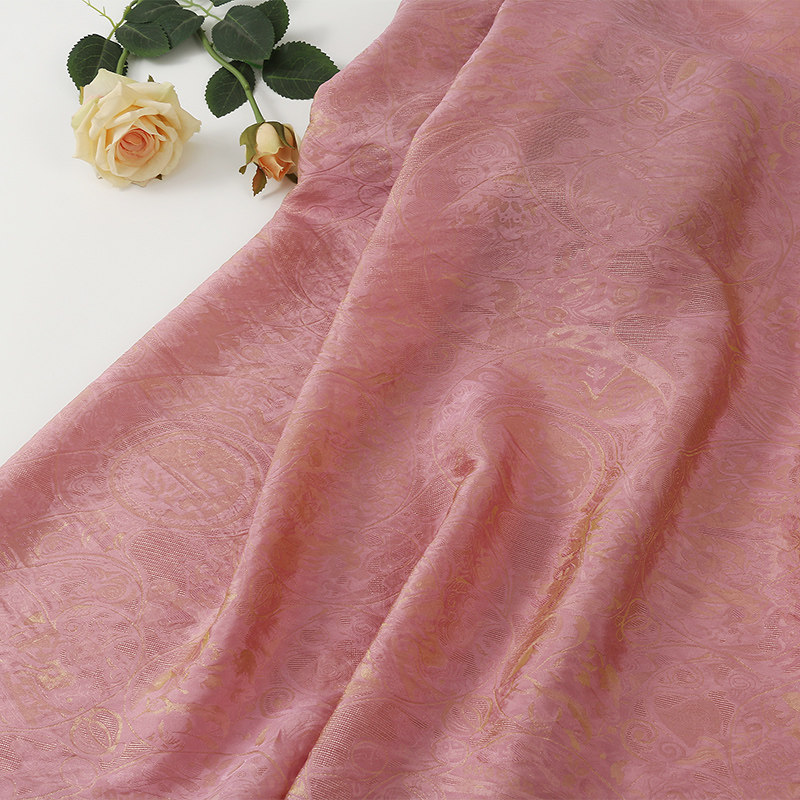 人丝罗马假日香云纱提花面料 春夏旗袍服装面料 浮光锦提花布现货,淘宝优惠券,粉丝福利购,淘宝优惠卷