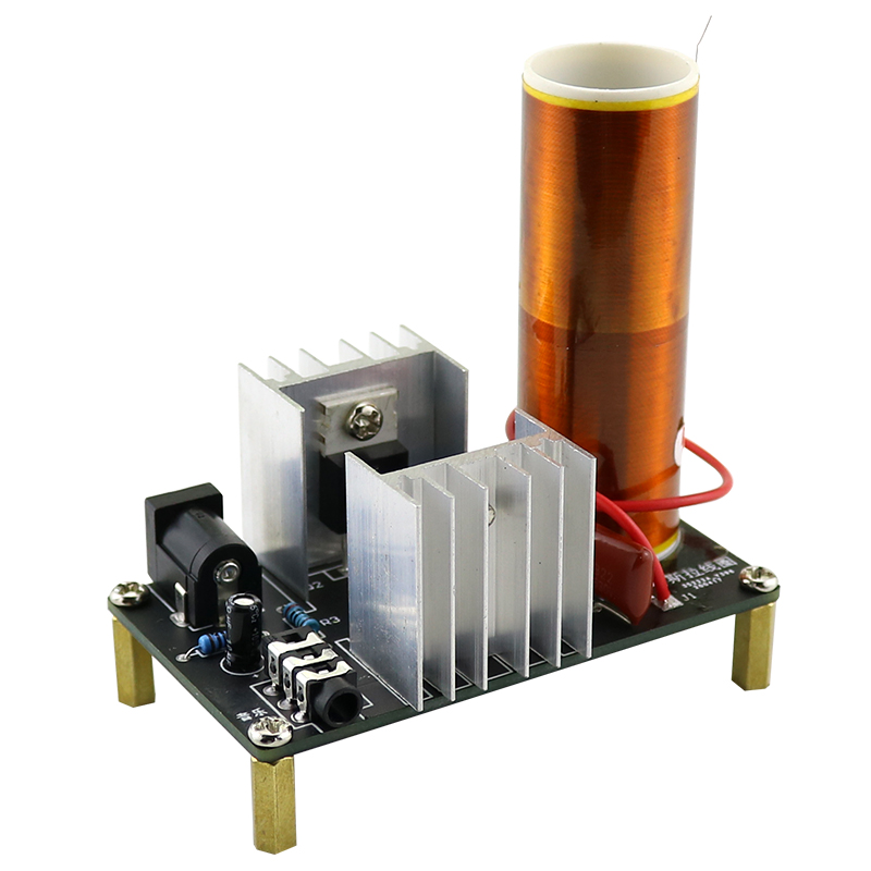 特斯拉线圈套件隔空输电弧U47 DIY散件电子制作套件隔空点灯 成品 - 图3