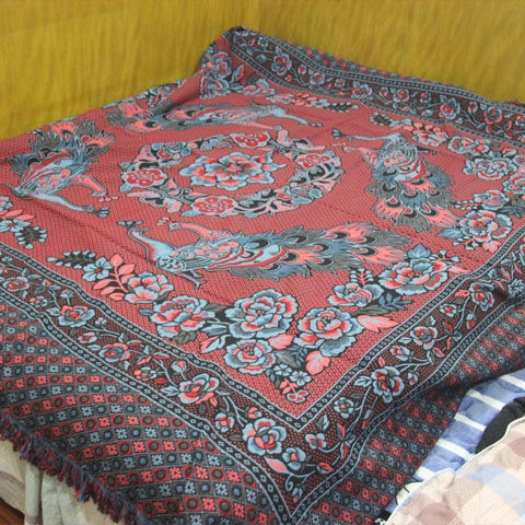 线毯新款加厚线毯空调毯针织毯处理床单薄毯冬季沙发流苏边休闲毯 - 图3