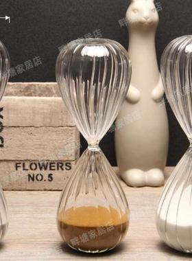 创意玻璃器皿摆件流沙软装工艺品