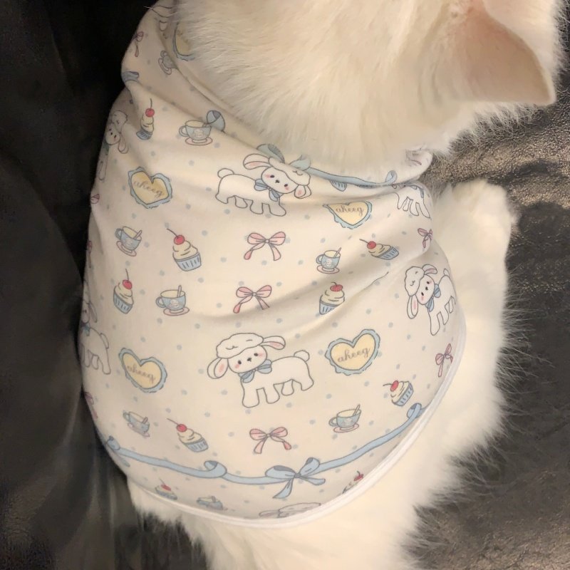 可爱小羊宠物猫咪衣服春秋夏季弹性透气甜美无袖背心式防脱不掉毛,淘宝优惠券,粉丝福利购,淘宝优惠卷