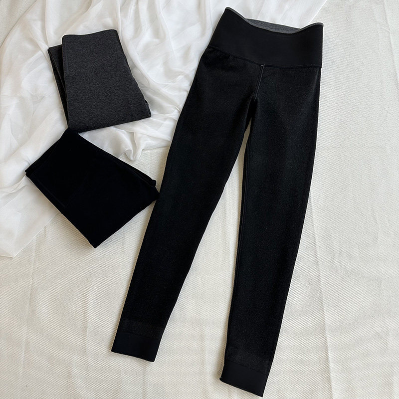 2025秋季新款精疏棉润肤磨毛轻塑打底裤女亲肤高弹九分裤外穿内搭,淘宝优惠券,粉丝福利购,淘宝优惠卷