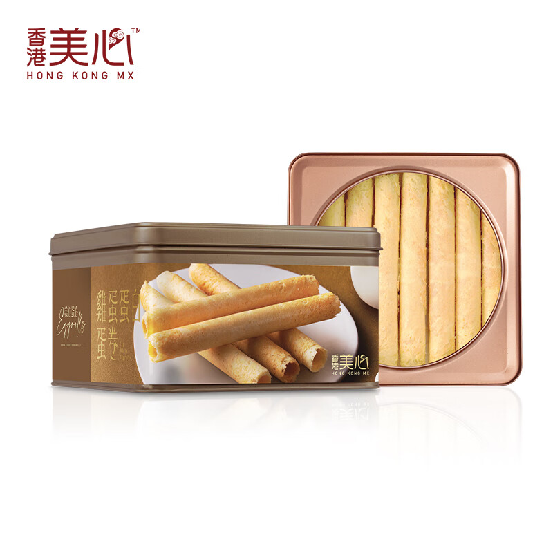 香港美心蛋白鸡蛋卷港式进口零食儿童休闲小吃零食点心食品礼盒