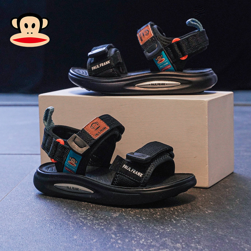 大嘴猴儿童夏季2023年新款男孩童鞋 paulfrank童鞋凉鞋