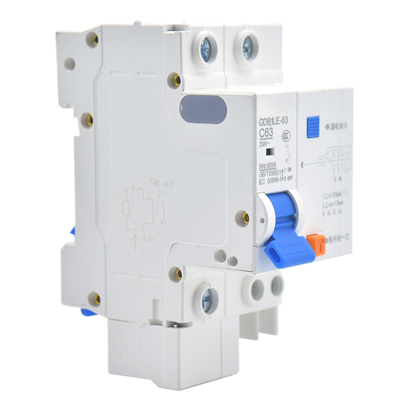 GDB1LE小型空气开关DZ47家用漏电保护断路器1P2P3P4P 6A10A32A63A - 图2