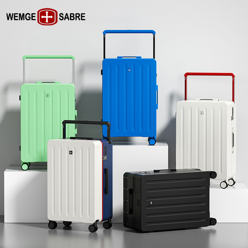 2023新款宽拉杆女20寸静音男密码箱 wemgesabre箱包旅行箱