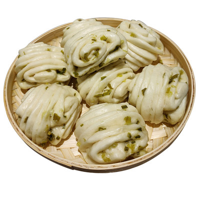 纯手工北方葱油小花卷香葱花咸味速冻面食速食早餐半成品农家馒头 虎窝淘