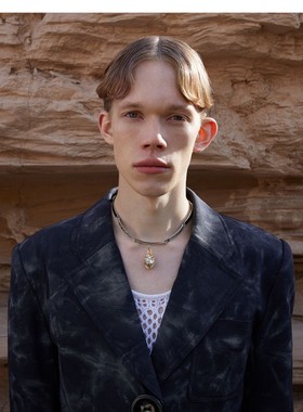 心脏吊坠项链轻奢小众情侣潮嘻哈设计欧美个性百搭潮牌颈链礼物