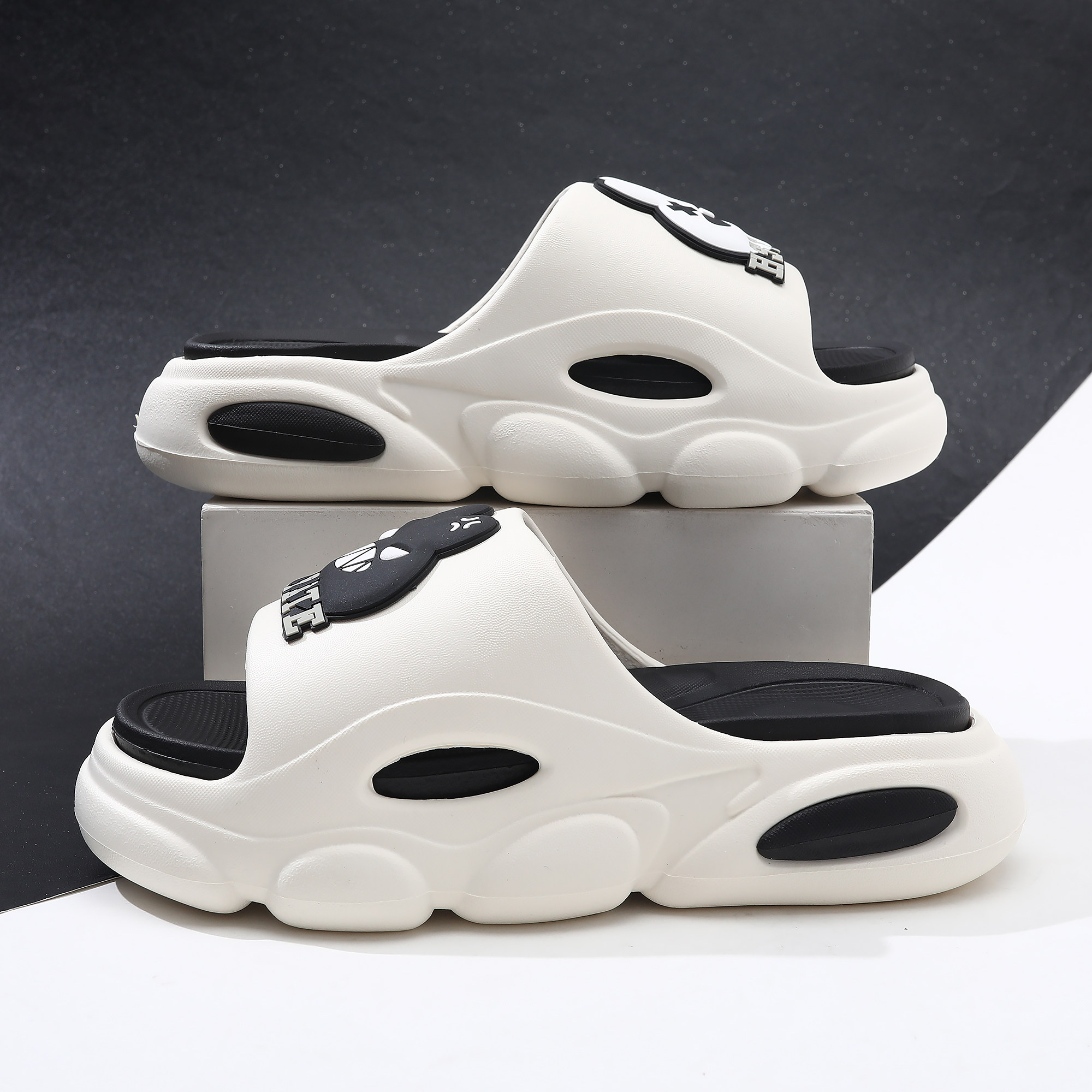 拖鞋男外穿夏季新款踩屎感软底防滑运动休闲厚底户外沙滩男士凉拖,淘宝优惠券,粉丝福利购,淘宝优惠卷