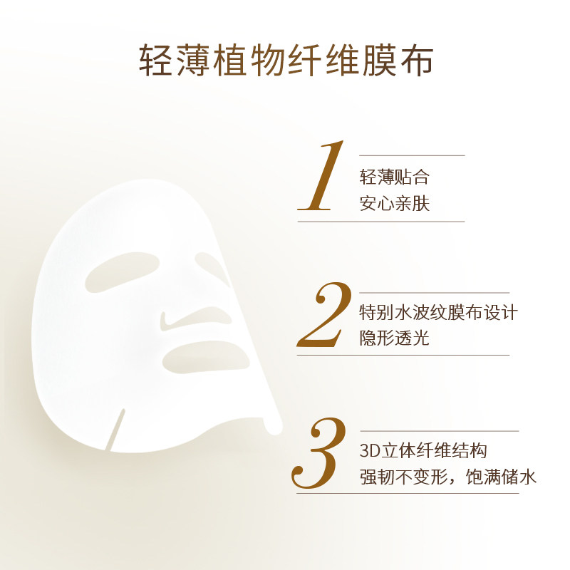 佰草集烟酰胺补水保湿美白女面膜 佰草集金妆贴片面膜