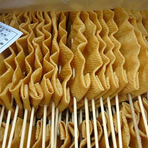 豆腐串豆干串100串豆皮干货山东特产炸串火锅食材烧烤豆制品干货 - 图1