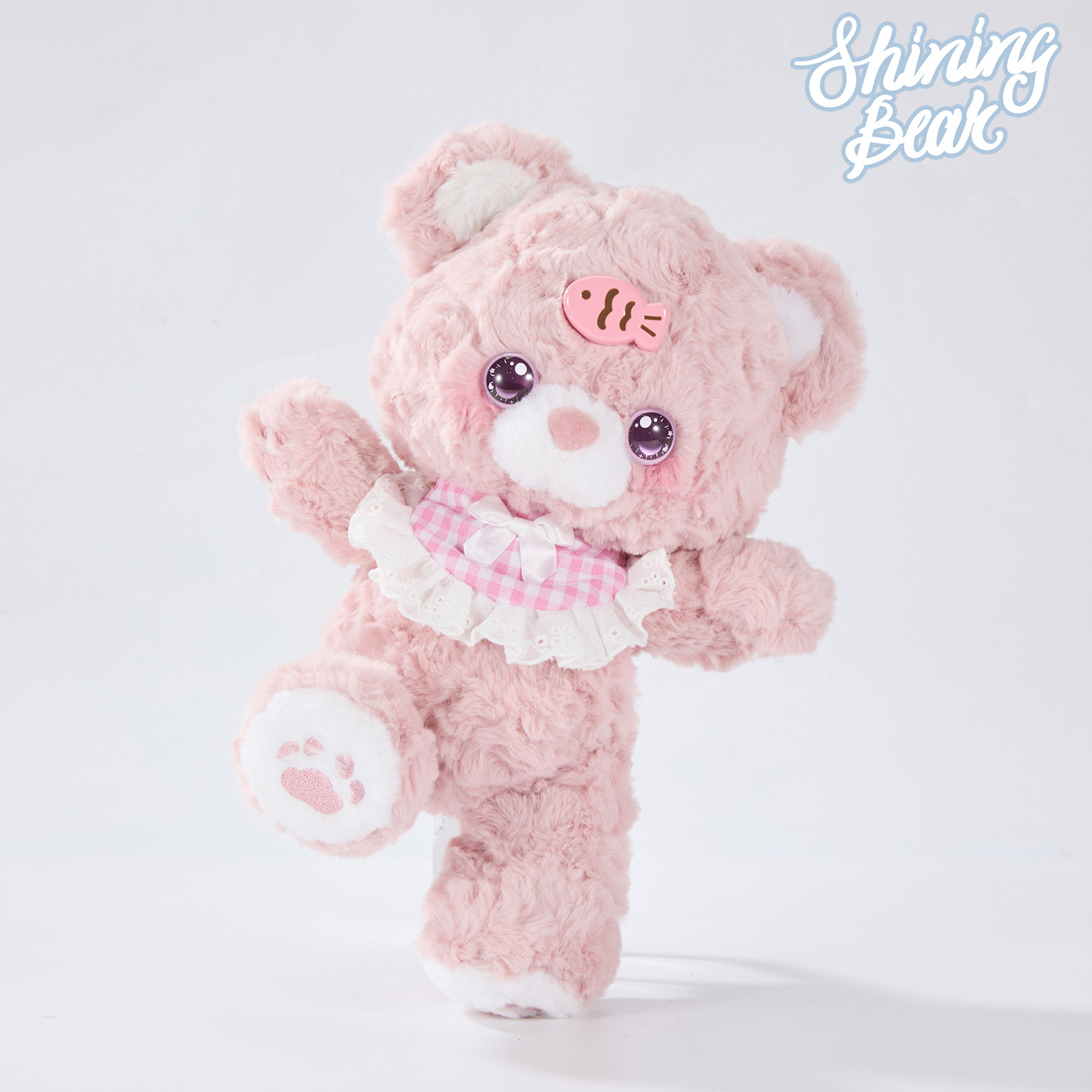 /礼盒款/30厘米摩卡熊粉色骨架小熊送礼物送女友陪伴小熊战士可爱,淘宝优惠券,粉丝福利购,淘宝优惠卷