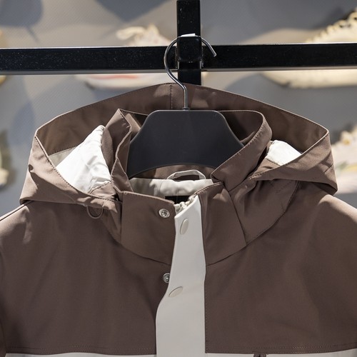 李宁正品2025新款男子加绒保暖梭织运动连帽夹克外套AFDVC63-3 - 图2