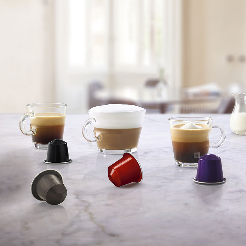 NESPRESSO  Pixie 进口家用小型雀巢胶囊咖啡机 含意式浓烈50颗 - 图2