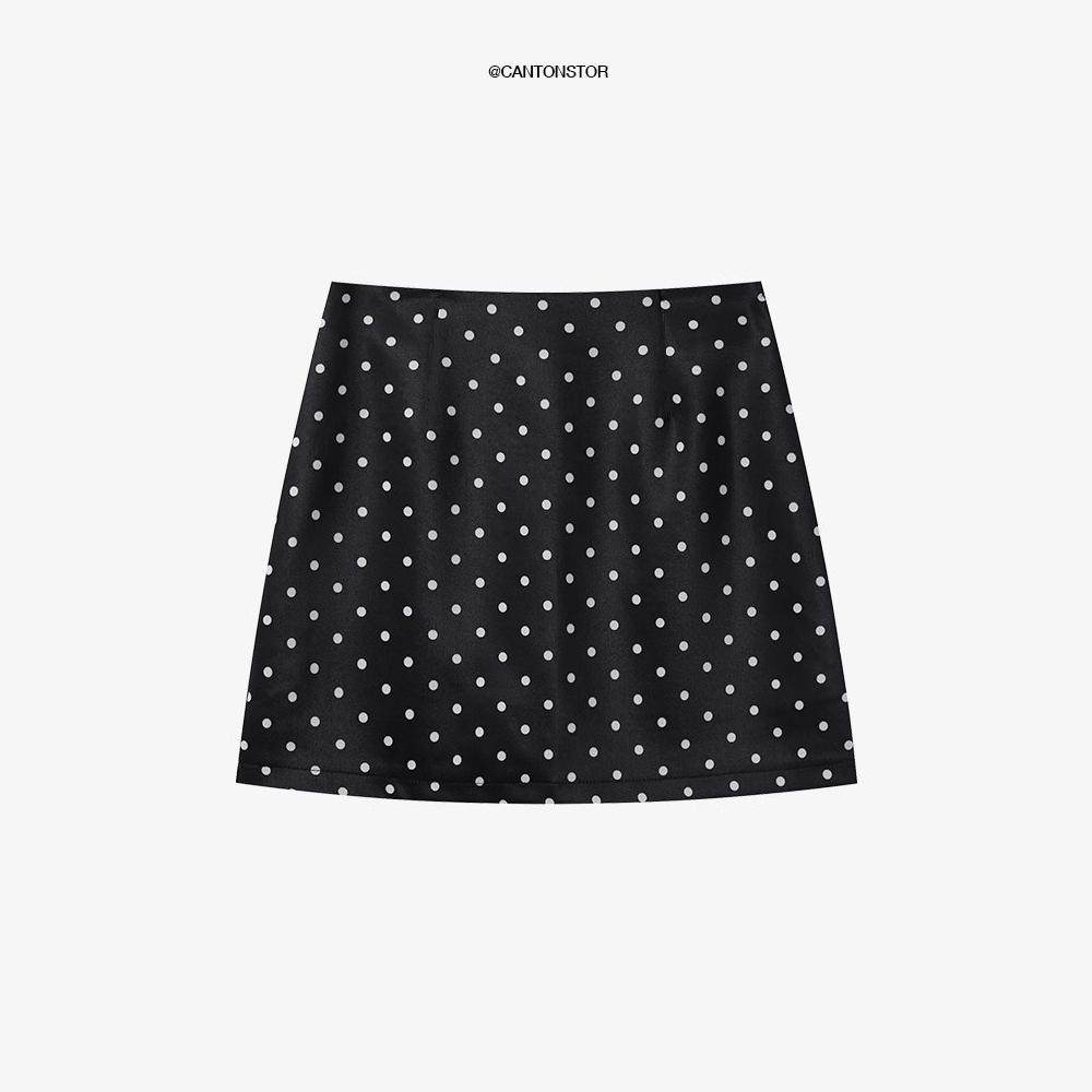 女童杏色波点半身裙2025春秋新款气质修身显瘦包臀miu系短裙裤子9,淘宝优惠券,粉丝福利购,淘宝优惠卷