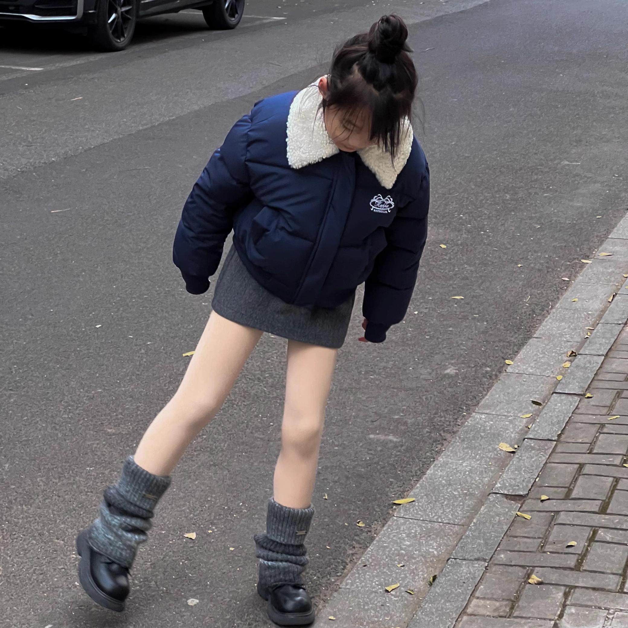 秋冬加厚绒女童仿羊毛呢半身裙法式高腰显瘦洋气百搭儿童a字短裙9,淘宝优惠券,粉丝福利购,淘宝优惠卷