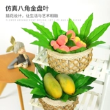 Моделирование золотой пансионы восьмиугольные фрукты магазин фруктов фрукты листья и растительные киоски продукты