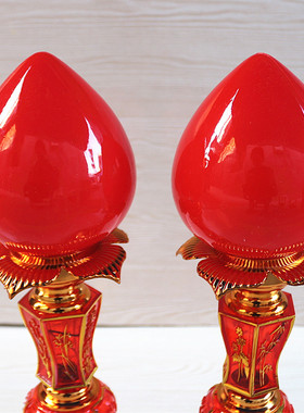 旺财厘米插电烛台佛前供奉长明灯