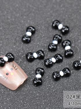 可爱kitty猫粉色美甲饰品组合