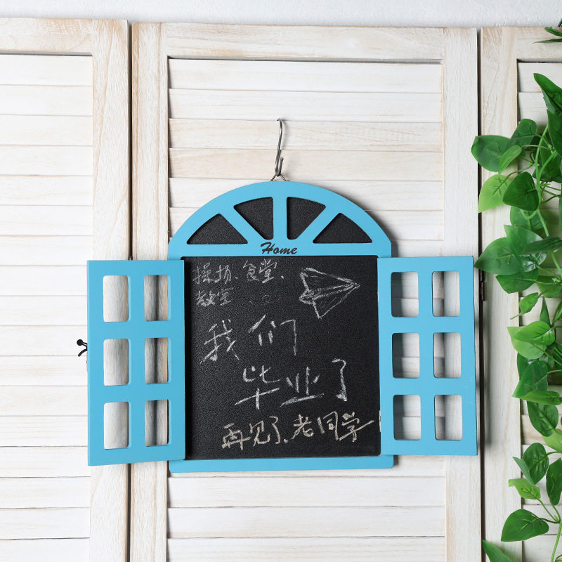 欧式木质壁挂装饰挂件假窗黑板留言板墙面装饰咖啡厅酒吧挂件装饰,淘宝优惠券,粉丝福利购,淘宝优惠卷