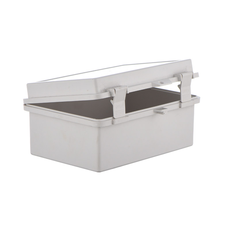 Plastic security monitoring power supply shell flip hinge