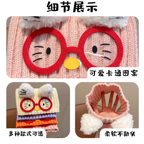 儿童发带男童不勒头运动发带吸汗日常外戴秋冬防风针织保暖护脑门 - 图2