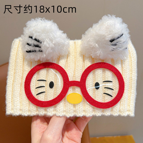 儿童发带男童不勒头运动发带吸汗日常外戴秋冬防风针织保暖护脑门 - 图3