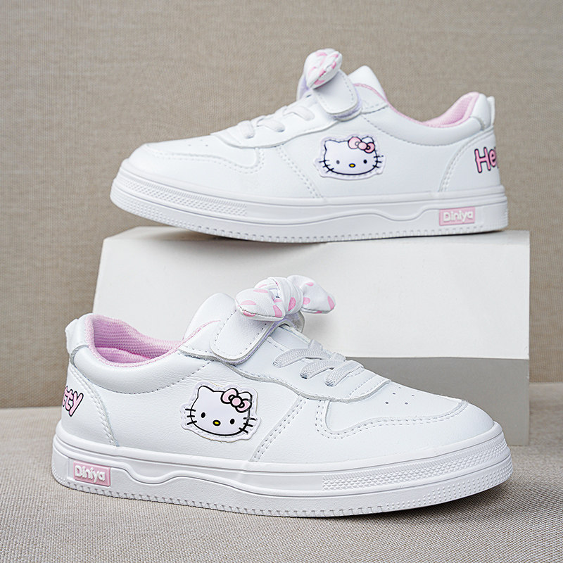 女童鞋子秋季新款小童公主白鞋2022运动儿童小白鞋春秋款中童板鞋